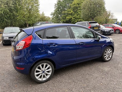Lot 75 - 2016 Ford Fiesta 1.0 EcoBoost Titanium 5 door, manual, finished in blue, reg. no. EN65 YKX.