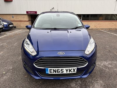 Lot 75 - 2016 Ford Fiesta 1.0 EcoBoost Titanium 5 door, manual, finished in blue, reg. no. EN65 YKX.
