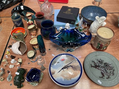 Lot 5022 - Group of ceramics and glass, including Royal Doulton, Poole, etc