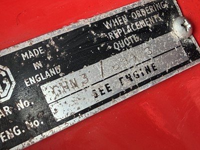 Lot 57 - 1966 MGB Roadster, 1798cc, 2dr, finished in Signal Red, reg. no. KBF891D