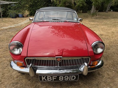 Lot 57 - 1966 MGB Roadster, 1798cc, 2dr, finished in Signal Red, reg. no. KBF891D