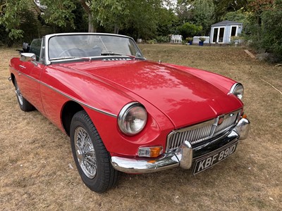 Lot 57 - 1966 MGB Roadster, 1798cc, 2dr, finished in Signal Red, reg. no. KBF891D