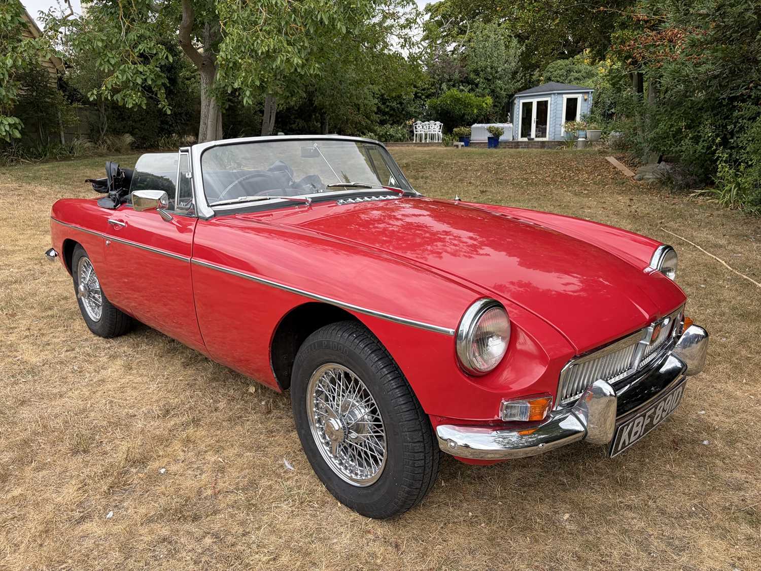 Lot 57 - 1966 MGB Roadster, 1798cc, 2dr, finished in Signal Red, reg. no. KBF891D