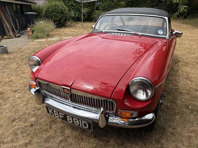 Lot 57 - 1966 MGB Roadster, 1798cc, 2dr, finished in Signal Red, reg. no. KBF891D