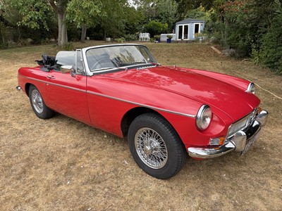 Lot 57 - 1966 MGB Roadster, 1798cc, 2dr, finished in Signal Red, reg. no. KBF891D
