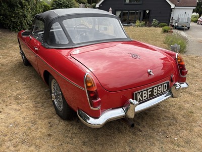 Lot 57 - 1966 MGB Roadster, 1798cc, 2dr, finished in Signal Red, reg. no. KBF891D