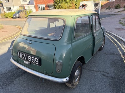 Lot 51 - 1963 Austin Mini Cooper, 997cc, finished in green, reg. no. UGV 889, chassis no. C-A237 345095