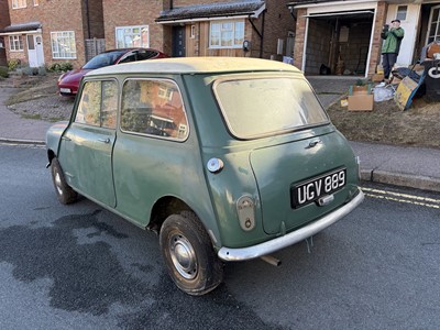Lot 51 - 1963 Austin Mini Cooper, 997cc, finished in green, reg. no. UGV 889, chassis no. C-A237 345095