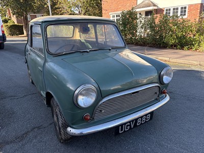 Lot 51 - 1963 Austin Mini Cooper, 997cc, finished in green, reg. no. UGV 889, chassis no. C-A237 345095