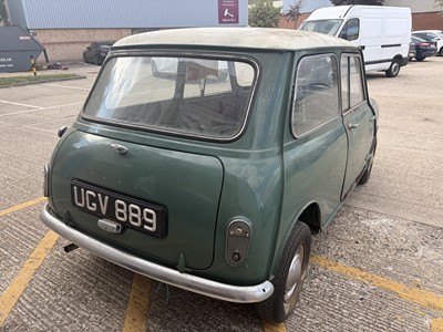 Lot 51 - 1963 Austin Mini Cooper, 997cc, finished in green, reg. no. UGV 889, chassis no. C-A237 345095