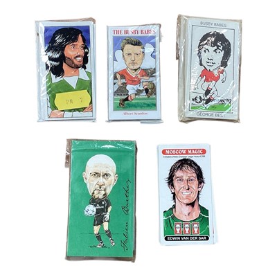 Lot 5070 - Manchester United collectors cards in sets, George Best, Busby Babes, Moscow Magic (5 sets)