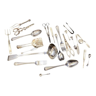 Lot 5184 - Group of silver plate and silver