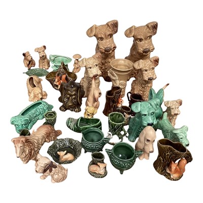 Lot 5061 - Group of Sylvac animals to include various dogs and others