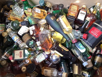 Lot 5104 - Group of various alcohol miniatures to include disaronno, cognac etc