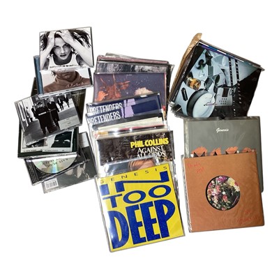 Lot 5107 - Group of singles and CDs to include Phil Collins, Genesis etc