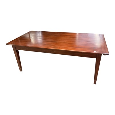 Lot 1450 - Extendable cherry dining table