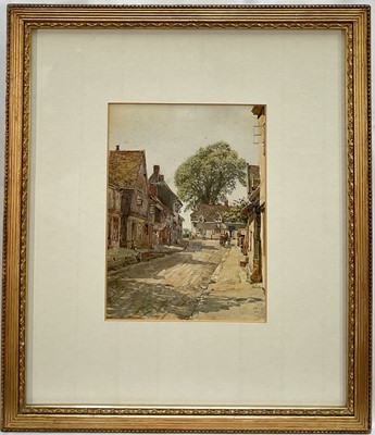 Lot 147 - Victorian English School watercolour - The Wild Man, Sproughton, indistinctly signed verso, 17cm x 13cm, in glazed frame.