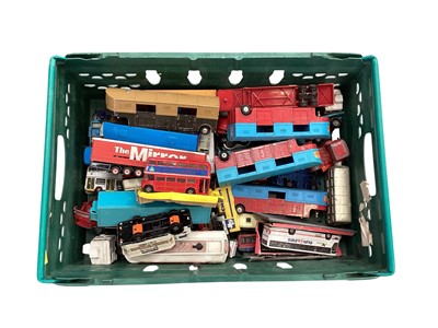 Lot 683 - 6 boxes of Dinky and Corgi cars, some boxed