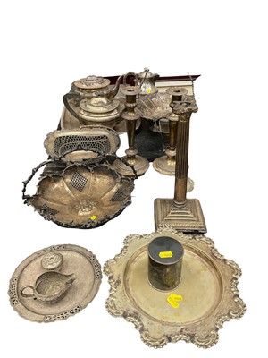 Lot 150 - Old Sheffield plate and various plated items