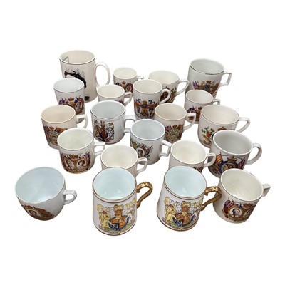 Lot 26 - Collection of royal commemorative mugs