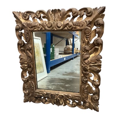 Lot 51 - Antique florentine gilt framed mirror