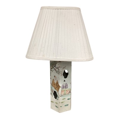 Lot 47 - Table lamp of the Chinese Republic era
