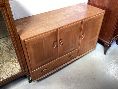 Lot 5356 - Ercol mid elm sideboard, 114cm wide x 43cm deep x 71cm tall