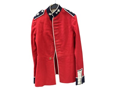 Lot 694 - Guardsman's uniform and other old military uniforms