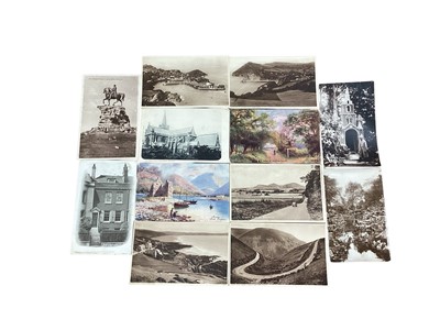Lot 432 - Box of assorted postcards including comic, greetings, topo etc (approximately 400)