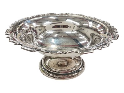 Lot 1013 - Silver pedestal dish