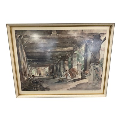 Lot 1107 - William Russell Flint, signed print