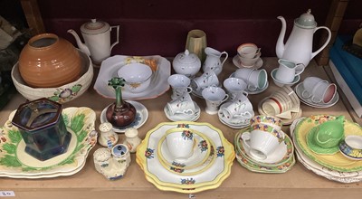 Lot 708 - Collection of art deco and 1960s ceramics including Clarice Cliff, Susie Cooper and other decorative wares