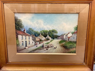 Lot 1111 - Group of pictures, including Victorian oils, watercolours, prints, etc