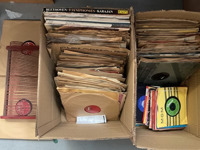 Lot 309 - Two boxes of German LP and single records