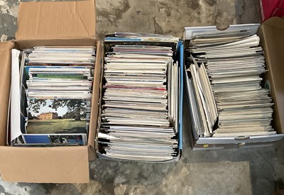 Lot 212 - Large collection of postcards in three boxes