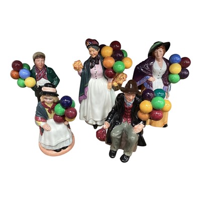 Lot 57 - Group of Royal Doulton Balloon figures (5)