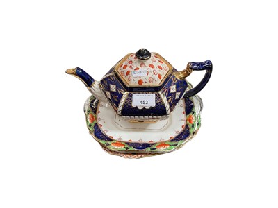 Lot 453 - Two porcelain tea sets decorated in Imari Japanned patterns to include Edwardian tea set and a Colclough tea set