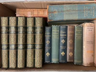 Lot 348 - Quantity of antique and vintage books (5 boxes)