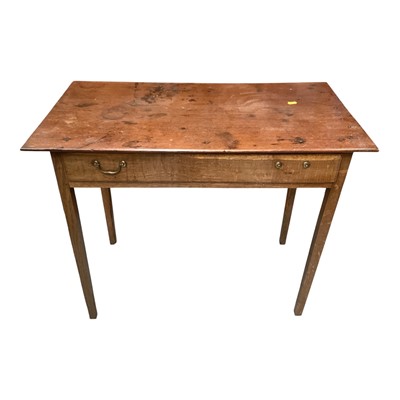Lot 1337 - Nineteenth century side table with single drawer, 82cm wide, 44cm deep, 70cm high