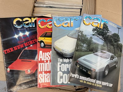Lot 88 - Collection of 1970s and 80s 'Car' magazines