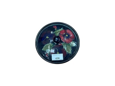 Lot 438 - Moorcroft blue floral pattern dish and lid, Royal Worscester tea ware and others, plus pair of ewer, figurienes and other ornaments