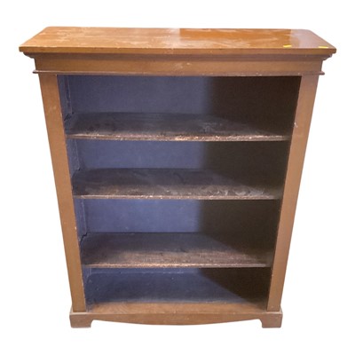 Lot 1438 - Late vicotiran mahogany open bookcase