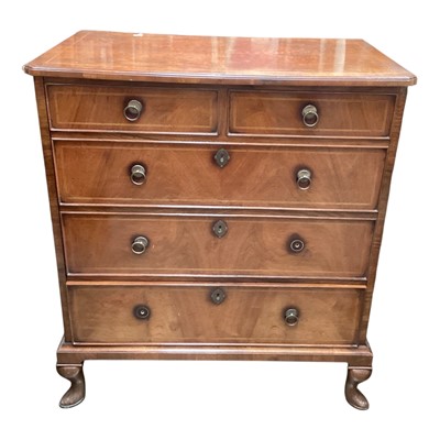 Lot 1390 - Georgian style inlaid mahogany television cabinet, 80cm wide, 49cm deep, 88.5cm high