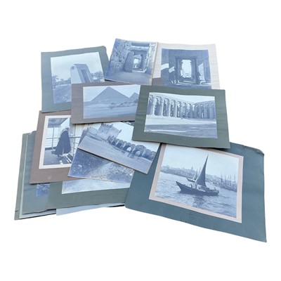 Lot 389 - Interesting collection of twenty large early 20th century black and white photographs of Egypt to include Cario, the Nile, Luxor and Karnak.