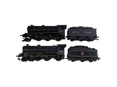 Lot Bachmann OO Gauge BR lined black early emblem 2-6-0 Class B1 Bongo tender locomotive 61005 & British Railways lined black early emblem 2-6-0 Class K3 tender locomotive 61817, both unboxed (p...