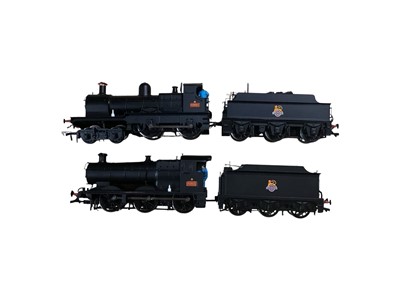 Lot Bachmann OO Gauge BR black early emblem Class 32xx Earl tender locomotive 9004 & BR black early emblem 0-6-0 Collett Goods Class tender locomotive 2268, both unboxed (previously displayed) (...
