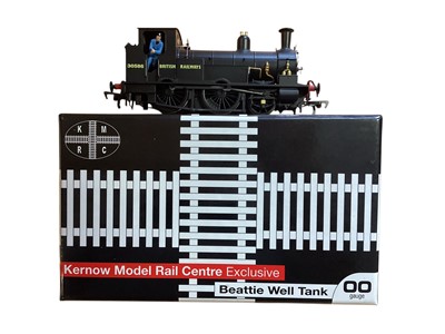 Lot Kernow Model Rail Centre OO Gauge BR black tank engines including 0-4-0 Beattie Well ~ 30586, with box K2057, 0-4-0 Beattie Well ~ 30587, with box K2051, 0-4-4 Adams 02 ~ 30182, with box K2103,...