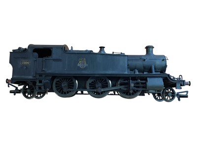Lot Hornby OO Gauge BR black early emblem (weathered) tank engines including 2-6-2T Prairie 31xx tank 3100, 0-4-4 Class M7 tank 30670 and 0-6-0 Class J94 tank 68073, all unboxed (previously displaye...