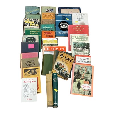 Lot 26 - 'My 1001 Cars' by Gabriel Voisin and other vintage car books (1 box)