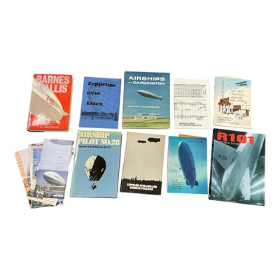 Lot 34 - Group of books on airships and Zeppelins, (6).
